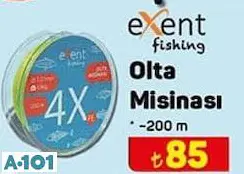 EXENT FİSHİNG OLTA MİSİNASI 200 M